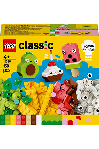 LEGO ® Classic Yaratıcı Yiyecek Arkadaşlar 11039 - 4+ Yaratıcı Oyuncak Yapım Seti (150Parça)
