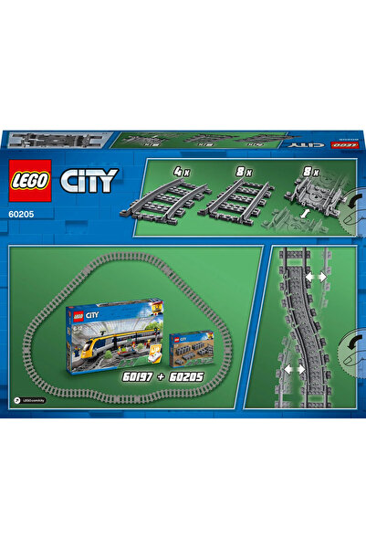 LEGO ® City Raylar 60205 - 5 Yaş & Üzeri Çocuklar için Yaratıcı Oyuncak Yapım Seti (20Parça)