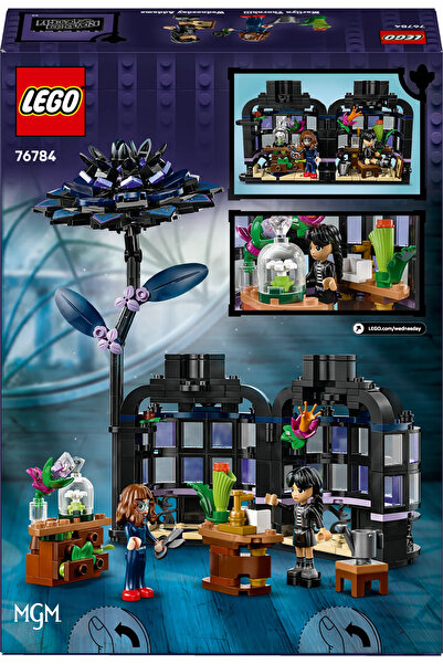 LEGO ® Wednesday Siyah Yıldız Çiçeği 76784 - 9+ Çocuklar için Çiçek Modeli Yapım Seti (358P)