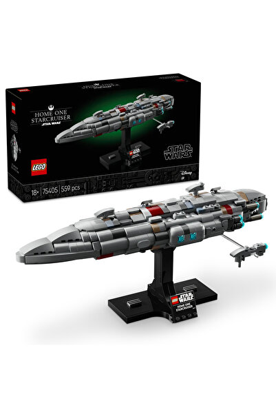 LEGO ®   Star Wars: Return of the Jedi Home One Starcruiser 75405 - Model Building Kit for Adults (559P)