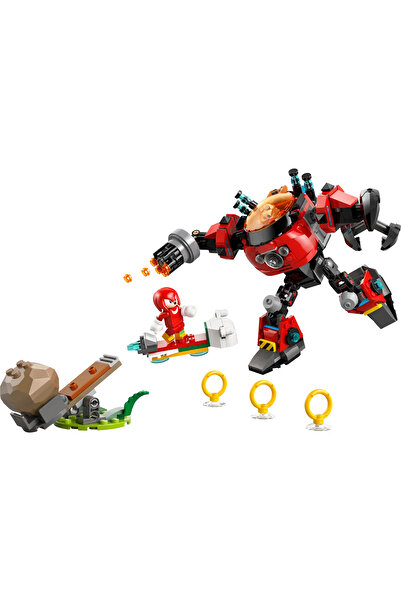 LEGO ® Sonic the Hedgehog Knuckles, Dr. Eggman’ın Egg Crusher Robotuna Karşı 77005- 8+ Oyuncak Seti(350P)