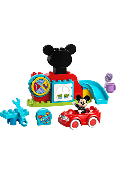 LEGO DUPLO | Disney Mickey Mouse Clubhouse & Car Set - Colour Sorting Toy with a Character Figure -