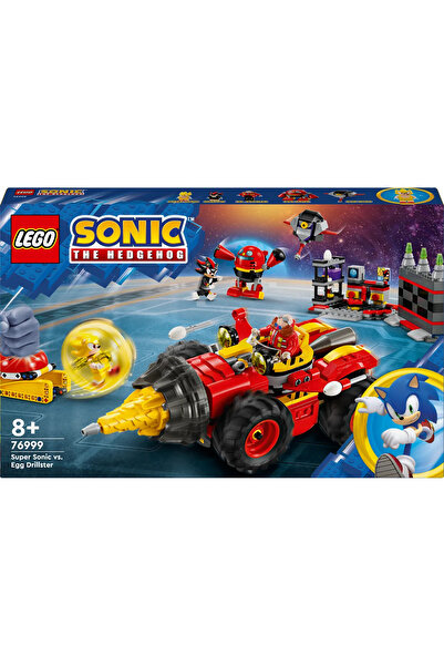 LEGO ® Sonic the Hedgehog™ Super Sonic, Egg Drillster’a Karşı 76999- 8+ Yaratıcı Oyuncak Yapım Seti(590P)