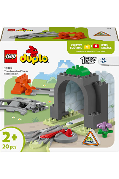 LEGO ® DUPLO® Kasabası Tren Tüneli ve Rayları Ek Macera Seti 10425 - 2+ Eğitici Oyuncak Yapım Seti (20P)