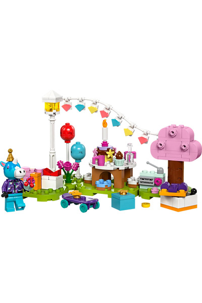 LEGO ®   لعبة أنيمال كروسينج ™   يحتفل جوليان بعيد ميلاده 77046 - مجموعة صنع الألعاب للأطفال فوق 6 سنوات (170 قطعة)