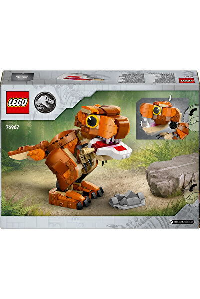LEGO ® Jurassic World Küçük Eatie: T. rex 76967 - 7+ Çocuklar için Yaratıcı Oyuncak Yapım Seti (317P)