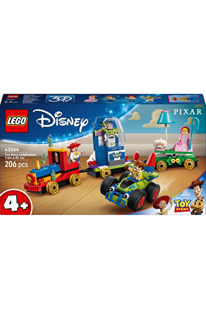 LEGO ® ǀ Disney vePixar Oyuncak Hikayesi Kutlama Treni ve RC Araba 43264 - 4+ Oyuncak Yapım Seti (206P)