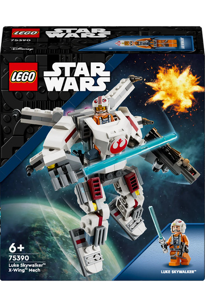 LEGO ® Star Wars™ Luke Skywalker™ X-Wing™ Robotu 75390 - 6+ Çocuklar için Oyuncak Yapım Seti (195P)