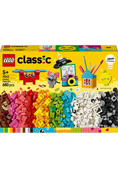LEGO ® Classic Yaratıcı Mutlu Kutu 11042 - 5+ Yaratıcı Oyuncak Yapım Seti (680Parça)