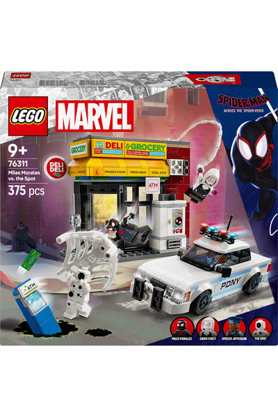 LEGO ® Marvel Spider-Verse: Miles Morales, Spot'a Karşı 76311 - 9+ Oyuncak Yapım Seti (375Pr)