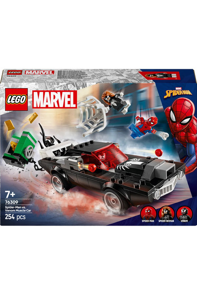 LEGO ® Marvel Örümcek Adam, Venom Arabasına Karşı 76309 - 7+ Çocuklar için Oyuncak Yapım Seti (254P)