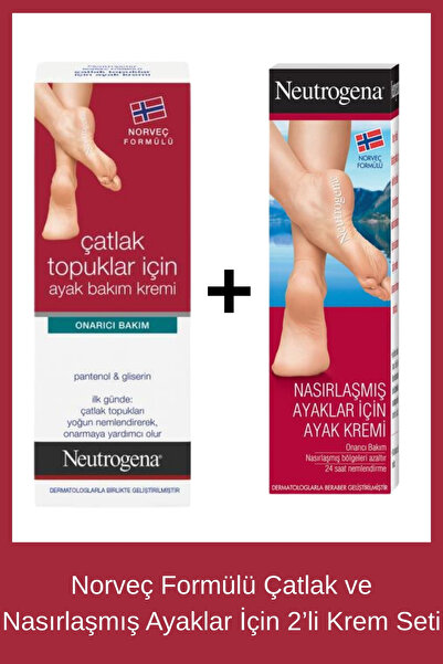 Neutrogena Norveç Formülü Çatlak ve Nasırlaşmış Ayaklar İçin 2’li Krem Seti