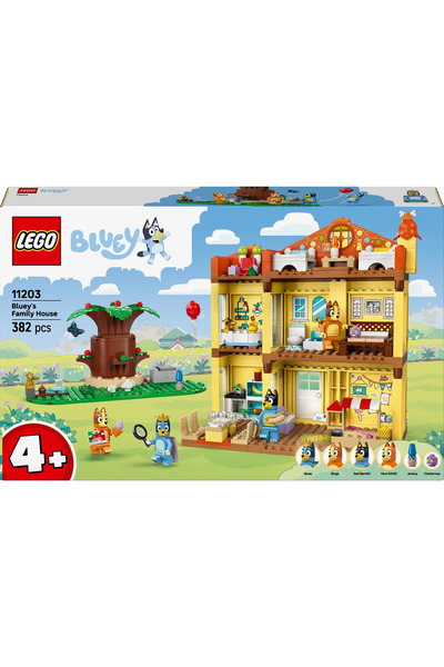 LEGO ® Bluey: Bluey’nin Aile Evi 11203 - 4+ Çocuklar için Yaratıcı Oyuncak Yapım Seti (382P)