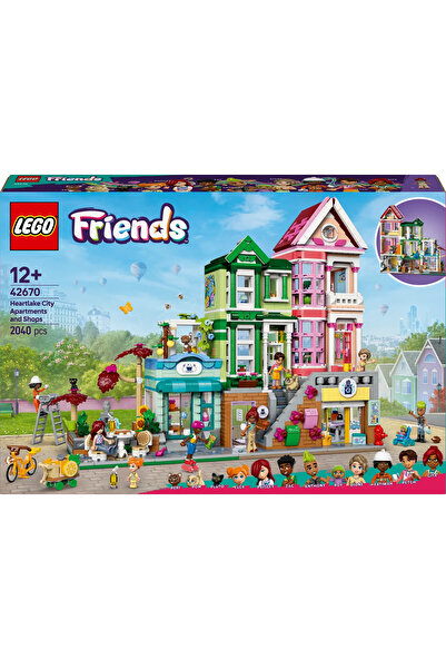 LEGO ® Friends Heartlake City Daireleri ve Mağazaları 42670 - 12+ Yaratıcı Oyuncak Yapım Seti (2040P)