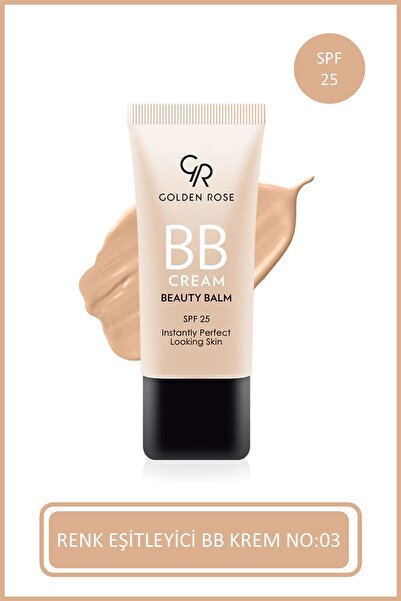 Golden Rose BB Cream Beauty Balm 03 Natural BB Krem Beyaz Cennet Kuşu Özü 30 ml
