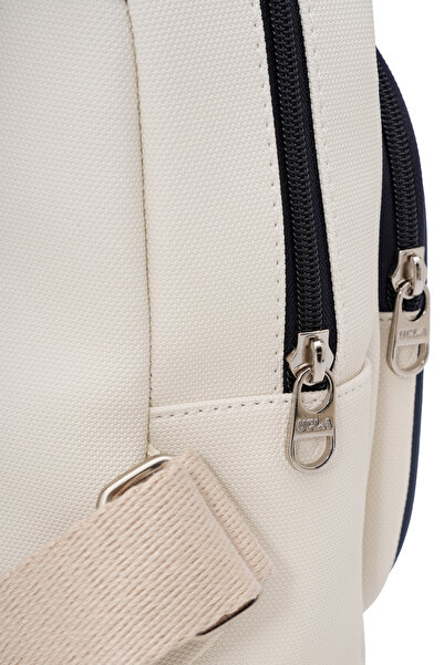 UCLA Λευκή γυναικεία τσάντα πλάτης και ώμου 05UC25K9006