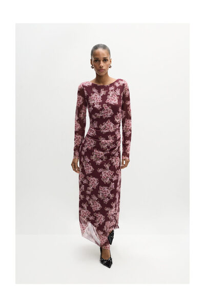 LEFTIES Rochie midi semi-transparentă pentru femei