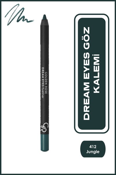 Golden Rose Dream Eyes Eyeliner No: 412 - Mat Bitişli Yumuşak Göz Kalemi