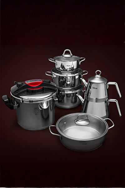 Hisar 13 Piece Steel Dowry Set with Induction Base