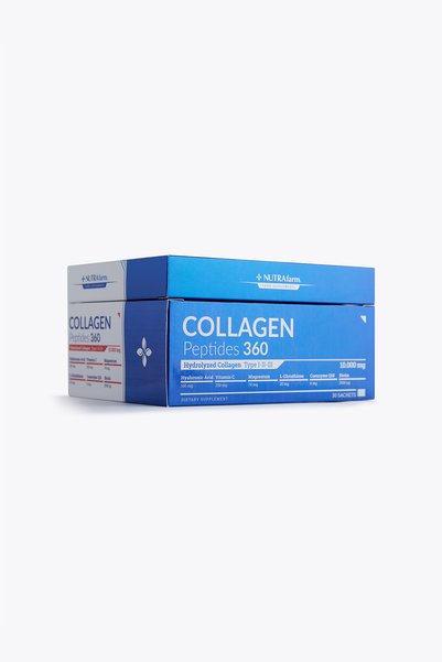 Nutrafarm Collagen Peptides 360 |   Anti-Aging |   Vitamin Supplement |   Multivitamin |   Biotin |   30 Sachets