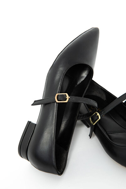 SOHO Black Women's Classic Heeled Shoes 21024