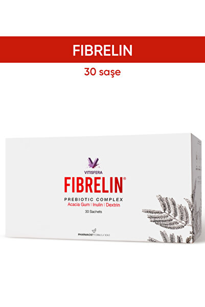 Vitisfera Fibrelin Akasya Gum - Inülin - Dirençli Dekstrin Içeren Prebiyotik Kompleks 30 Saşe