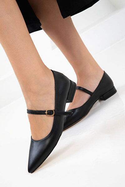 SOHO Black Women's Classic Heeled Shoes 21024