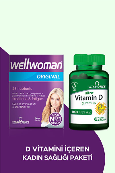 Wellwoman D Vitamini İçeren Kadın Sağlığı Paketi