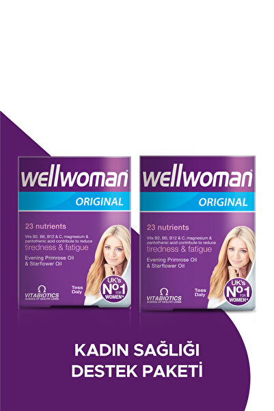 Wellwoman Kadın Sağlığı Destek Paketi 2'Li Set