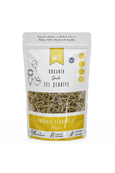 OG natural Organik Sade Tel Şehriye 180 Gr