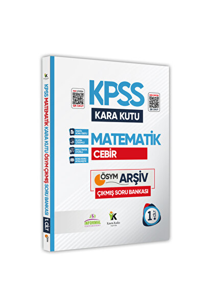 İnformal Yayınları KPSS Matematik Kara Kutu 1.Cilt En Kapsamlı Çıkmış Soru Ba...