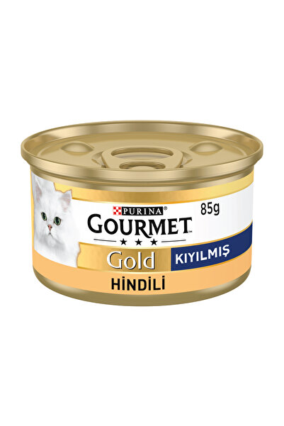 Gourmet Gold Kıyılmış Hindi Etli Konserve Yetişkin Kedi Maması 12 X 85 G