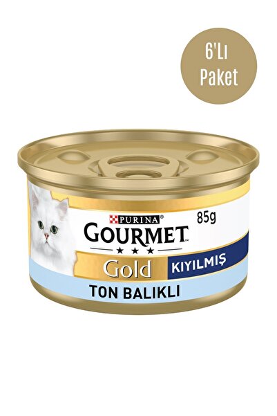 Gourmet Gold Kıyılmış Ton Balıklı Yaş Kedi Maması 85 gr x 6 Adet