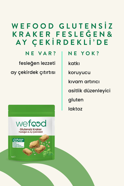 Wefood Fesleğenli Kraker 40 Gr 5'li