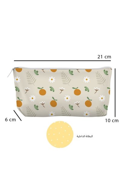 Riyaz Dükkan Canvas Cloth Pen Holder Orange