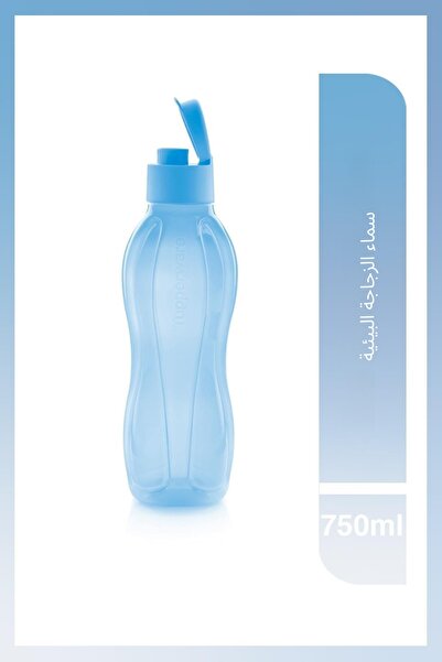 Tupperware Eco Bottle Water Bottle and Water Bottle Easy Cover Sky 750ml