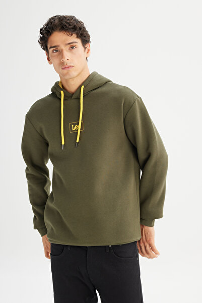 Lee Erkek Φούτερ Koyu Haki L212302801 Value Coll. Μ Χούντι