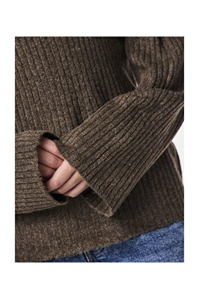 PIECES Pctulle Ls High Neck Knit Pwp Bc