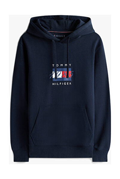 Tommy Hilfiger ЛИНЕЙНА ГРАФИЧНА КАПЮШОНКА