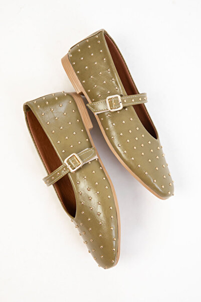 SOHO Green Women's Ballerina Flats 20919