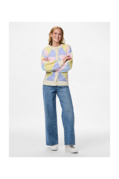 PIECES PCJANEL LS O-nyakú kötött kardigán BC