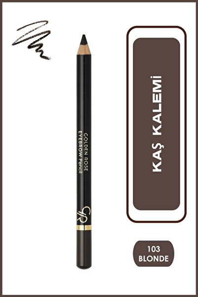 Golden Rose Eyebrow Kaş Kalemi 103 Calendula, Aloe Vera ve Soya Fasulyesi Özl...