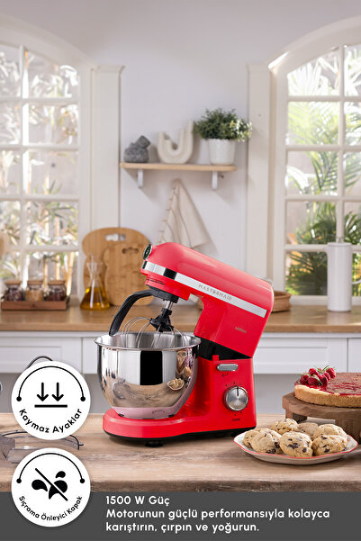 Karaca Mastermaid Chef Pro Çift Kollu Mutfak Şefi 1500W Rudolph Red