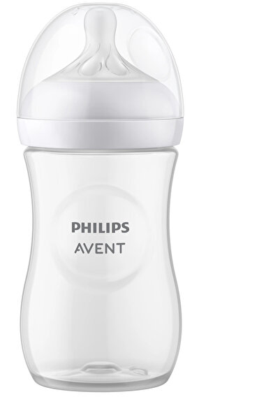 Philips Avent PHILIPS AVENT Láhev Natural Response SCY903/11, 260 ml, pomalý průtok, růžová, 1 měsíc+