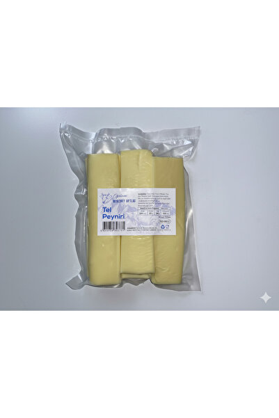 NiyaziBey Çiftliği Tel Peynir  Çiftlik Sütünden Köy Çeçil Peyniri 1 Kg