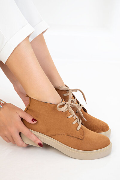 SOHO Taba Süet Kadın Bot & Bootie 20930