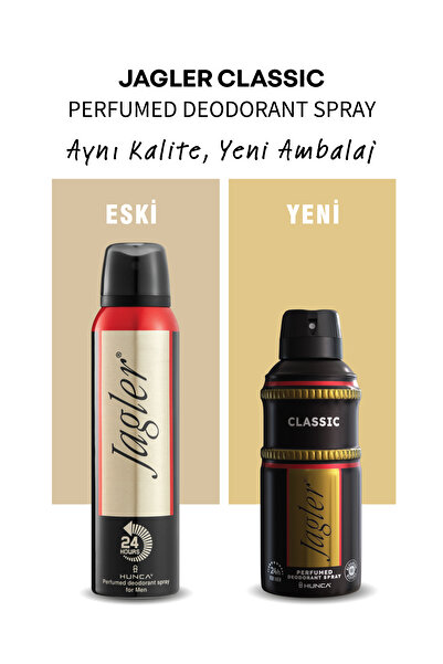 Jagler Classic Erkek Deodorant ( 3 Adet X 150 ml )