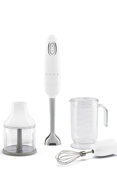 SMEG 50's Style Beyaz El Blender Seti hbf03wheu
