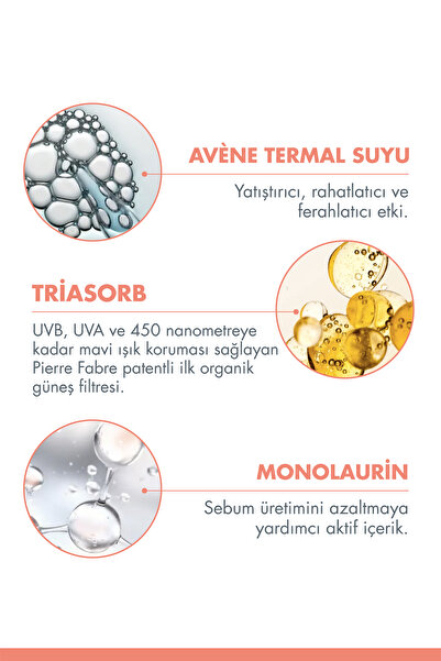 Avene Cleanance SPF50+ Yağlı ve Akneye Eğilimli Ciltler için Yüksek Korumalı Renkli Güneş Kremi 50 ml