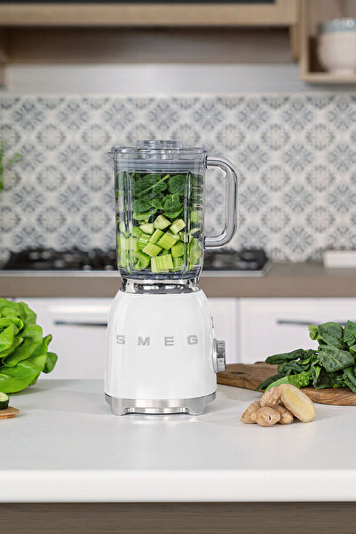 SMEG 50's Style Retro Beyaz Smoothie Blender Blf03wheu